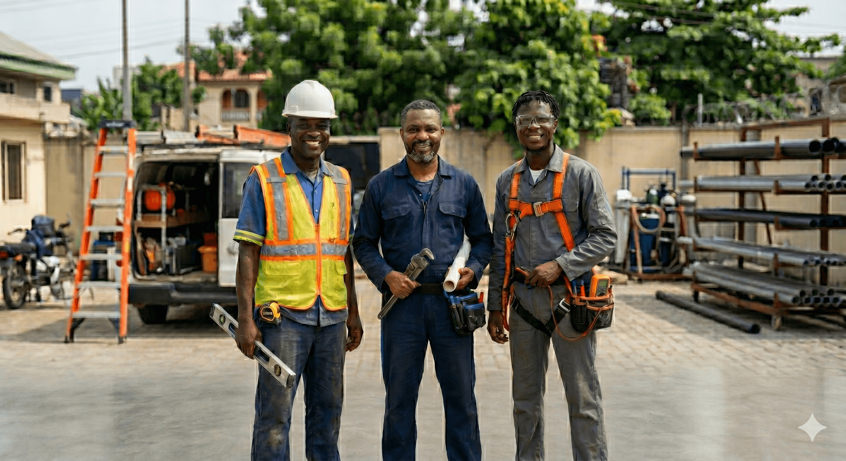 Nigerian professional at work