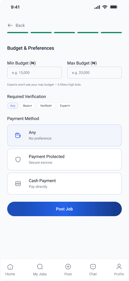 Smart Post Screen